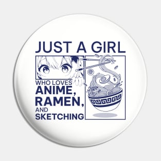 Anime-and-Ramen. Just a girl. Pin