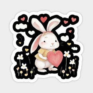 Sweet Bunny, Heart Magnet