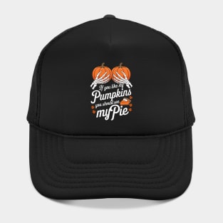 Couples Bone Pumpkin Pie Hat