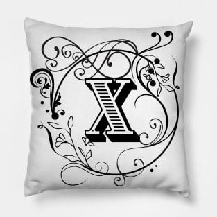 Letter X Pillow