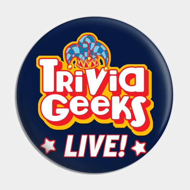 Trivia Geeks Live Pin by Trivia Geeks Live