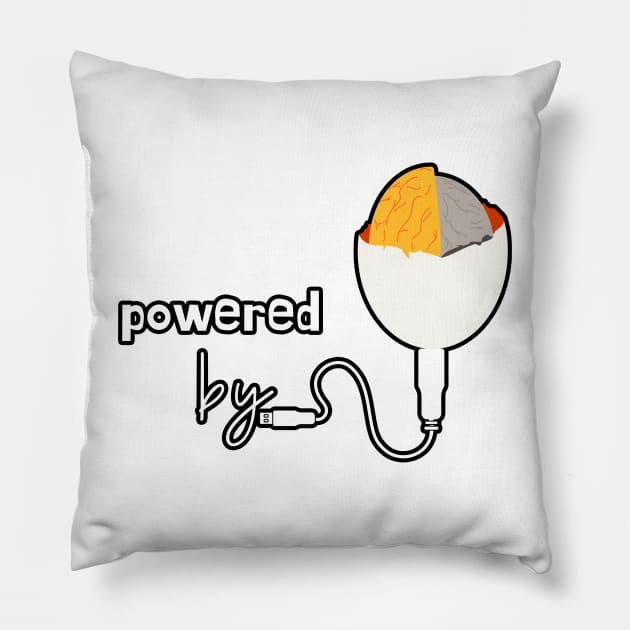 Powered by Balut Pillow by leBoosh-Designs