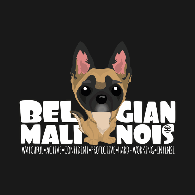 Belgian Malinois - DGBighead by DoggyGraphics