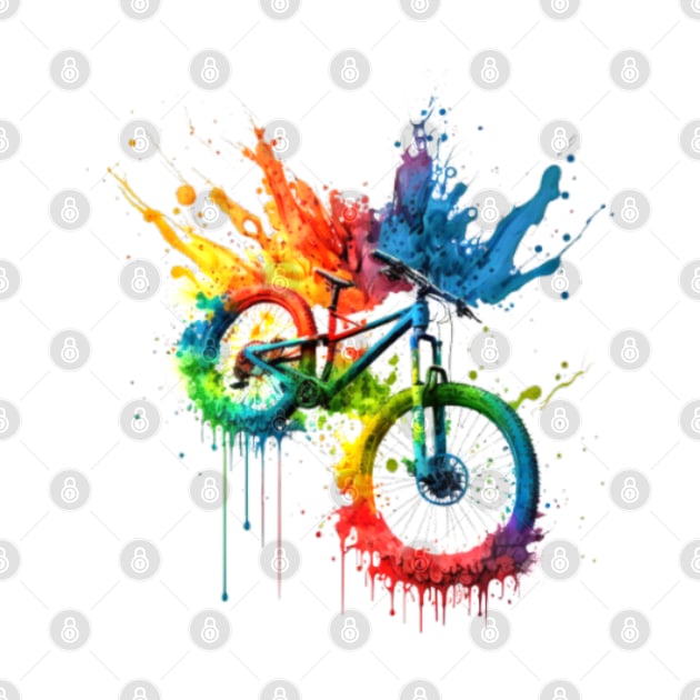 COLORFUL MOUNTAIN BIKE by A&A