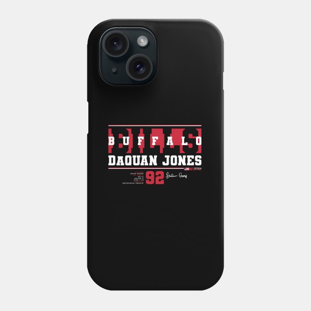 Jones - Bills - 2024 Phone Case by keng-dela