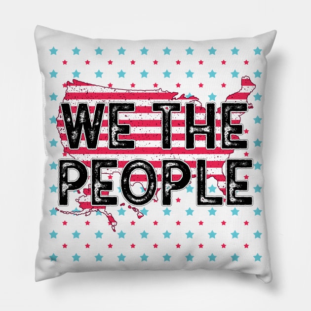 We The People Pillow by TheBadNewsB