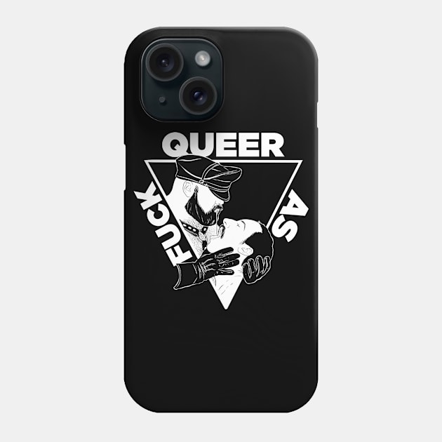 Queer AF - dark Tee Phone Case by RobskiArt