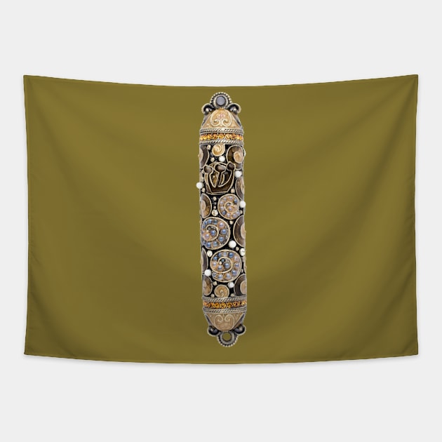 Mezuzah Tapestry by LibrosBOOKtique