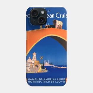 Vintage Travel Poster Germany Our Mediterranean Cruises Phone Case