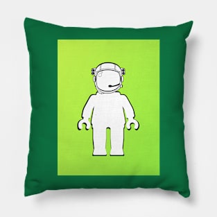 Banksy Style Astronaut Minifig  Customize My Minifig Pillow