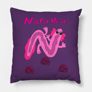 N is for Newt Pillow