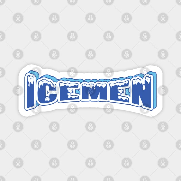 Icemen Hockey Logo Magnet by DavesTees