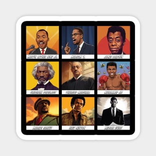 Icons of Black History - Men's Edition Magnet