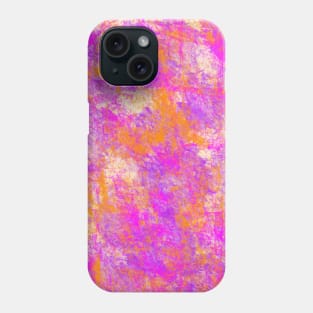 Bright Pink Purple Orange Abstract Phone Case