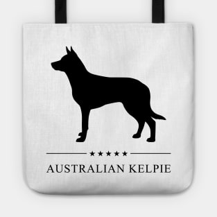 Australian Kelpie Black Silhouette Tote