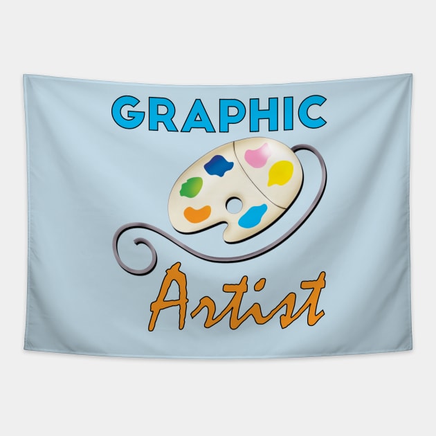 Graphic Artist Tapestry by PrettyGhoul