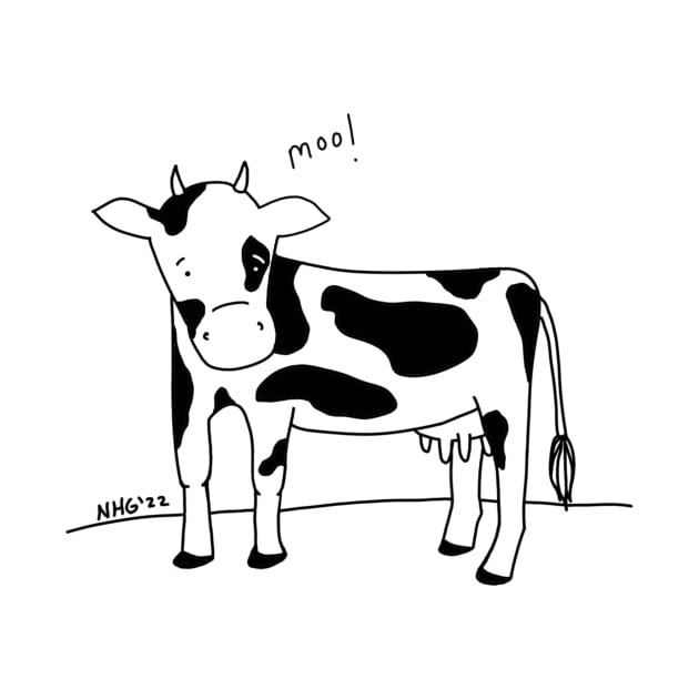 Moo cow by Natalie Gilbert