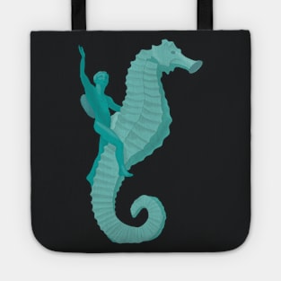 The Boy on the Seahorse Tote