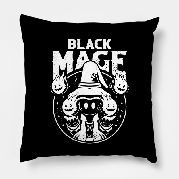 Vivi Black Mage Pillow by logozaste