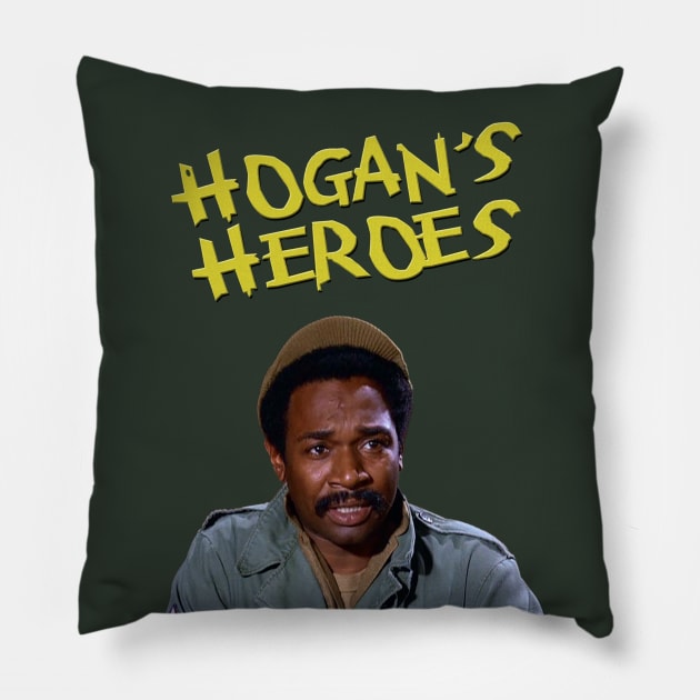 Hogans Heroes , Ivan Dixon, Actor, director, producer, Pillow by CS77