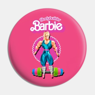 Bodybuilder Barbie Pin