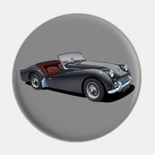 Triumph TR3 in black Pin