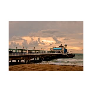 Bournemouth Pier and Beach Dorset England UK T-Shirt