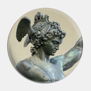 Perseus Holding the Head of Medusa Pin