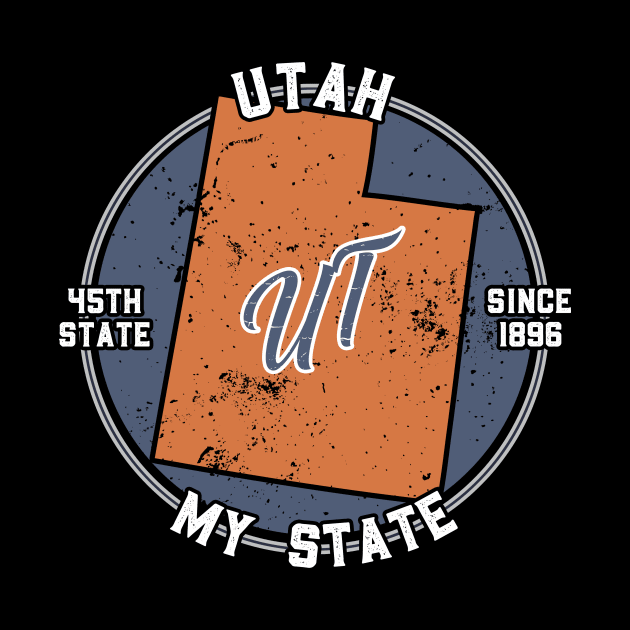 Utah My State Patriot State Tourist Gift by atomguy