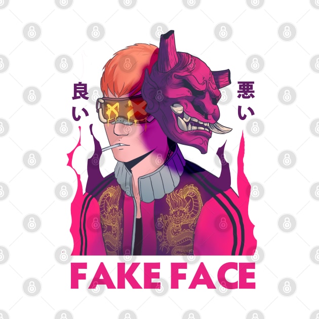 Fake Face by ekazaki