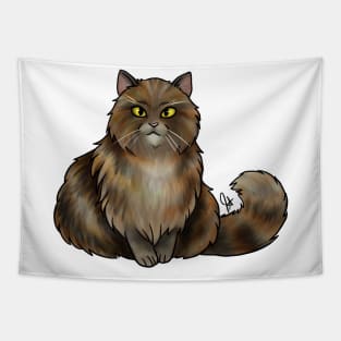 Cat - British Longhair - Brown Tabby Tapestry