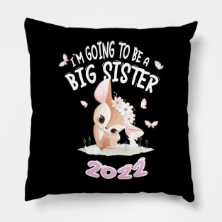 Promoted to Big Sister 2022 Pillow