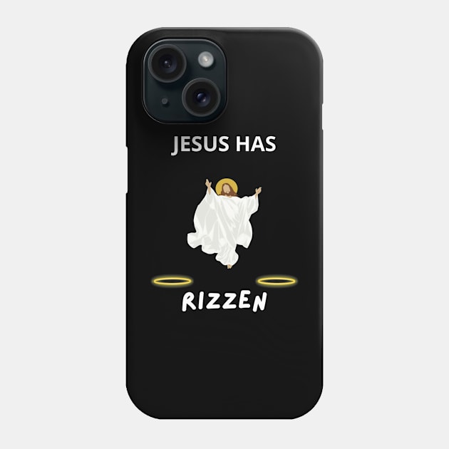 jesus has rizzen Phone Case by vaporgraphic