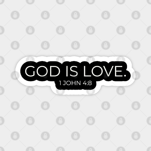 God is love Magnet by ChristianLifeApparel