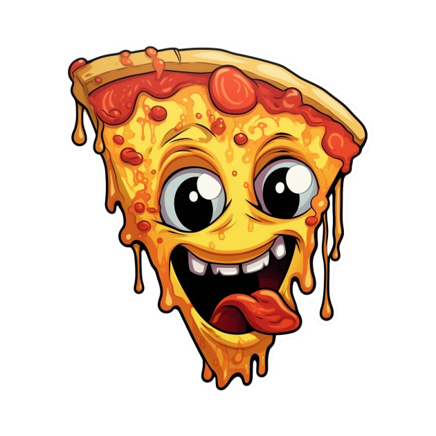 crazy slice of pizza by VirtualArtGuy