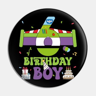 5th Birthday Boy Polical funny B-day Gift For Boys Kids Pin