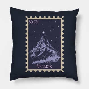 Velaris Stamp Vintage Style Pillow