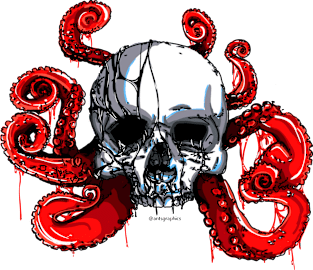 OctoSkull Magnet