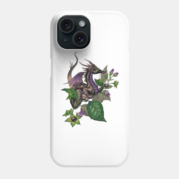 BellaDonna Dragon (Another Bitty Dragon) Phone Case by justteejay