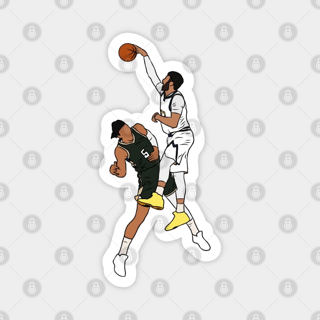 Jamal Murray Dunks Over DJ Wilson Magnet by rattraptees