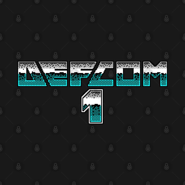 DefCom 1 8 Bit Art by 8 Fists of Tees