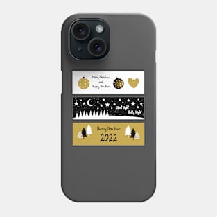 Christmas banner 3 Phone Case