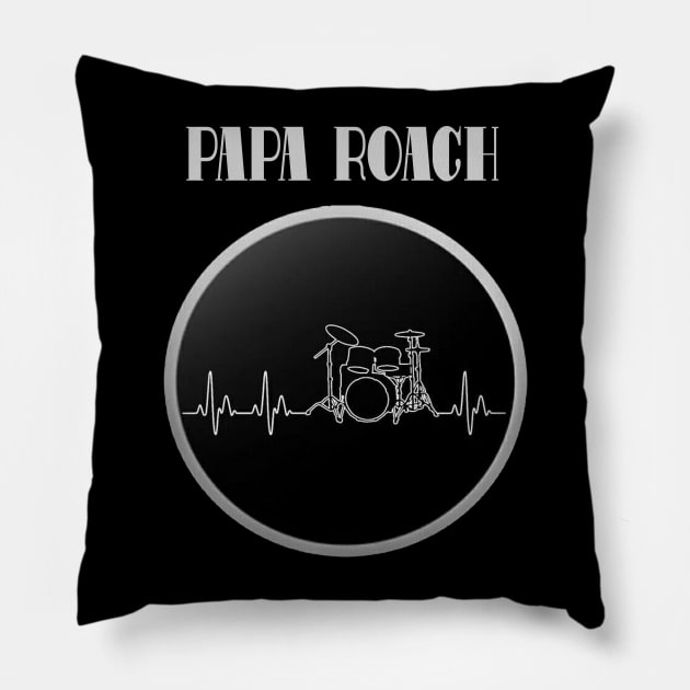 vintage papa roach band Pillow by setupid kupid