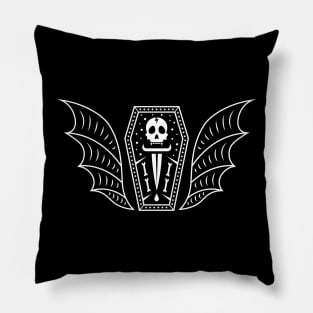 Skull coffin vampire Pillow