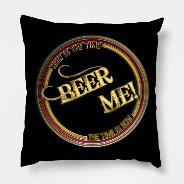 Beer Me Pillow by JAC3D