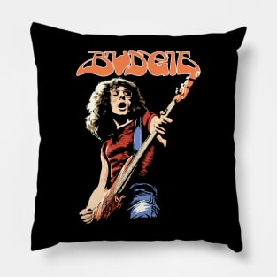 Budgie Band Burke Shelley Guitar Pillow