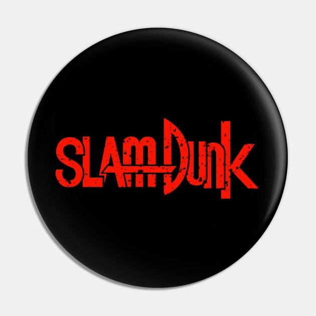 Slam Dunk Anime Manga Vintage Logo Pin by Mandra