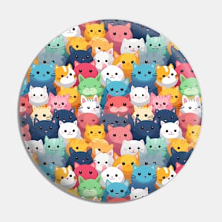 Feline Fantasy: Cute Anime Cats Galore Pin