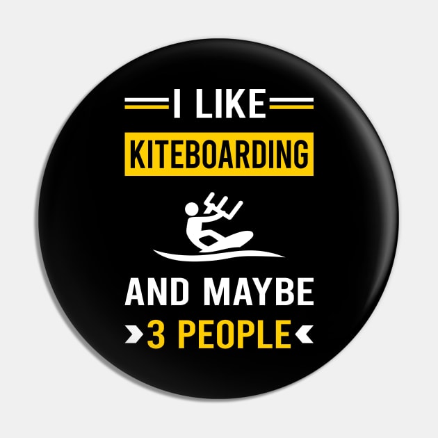 3 People Kiteboarding Kiteboard Kiteboarder Pin by Bourguignon Aror