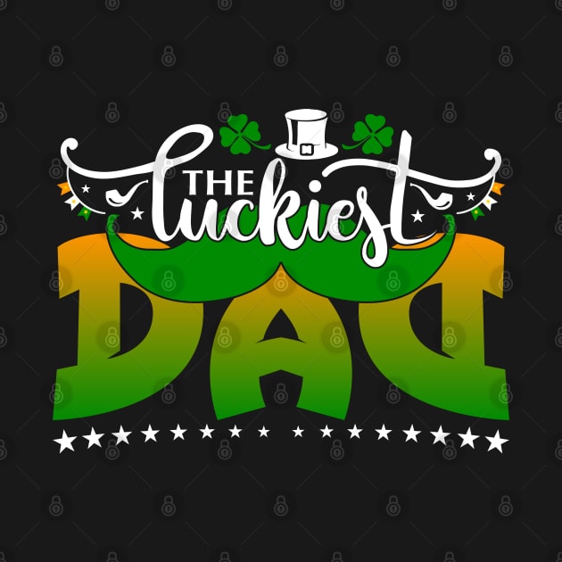 The Luckiest DAD-Saint Patricks Day Tee for DAD by GoodyBroCrafts